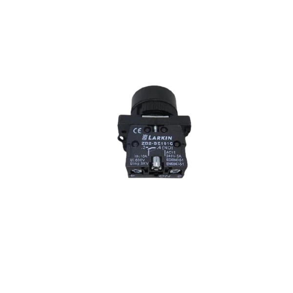 Larkin LB2-EA21 Push Button Plastic Black 1NO 22mm