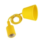 Pendant Lamp Yellow Lampu E27 Dekorasi Hias Fitting Lampu Gantung Kuning 1