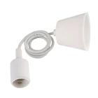 Pendant Lamp Putih Lampu E27 Dekorasi Hias Fitting Lampu Gantung Light White 1