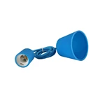 Pendant Lamp Biru Lampu E27 Dekorasi Hias Fitting Lampu Gantung Light Blue 2