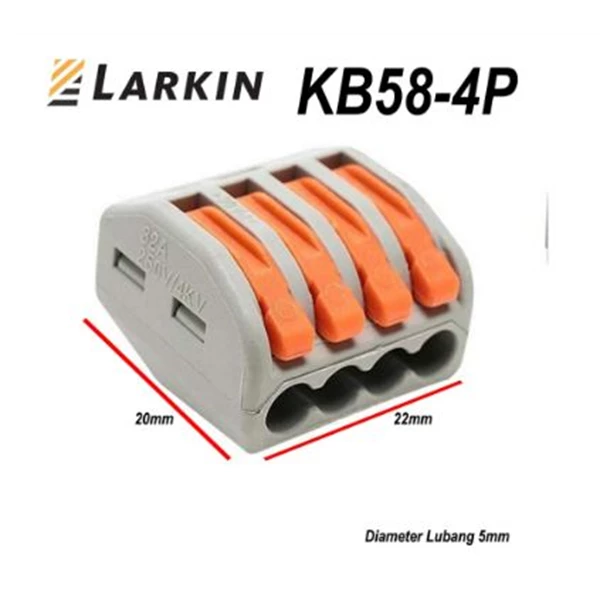 LARKIN Wire Connector LKB58-4P Penyambung Kabel