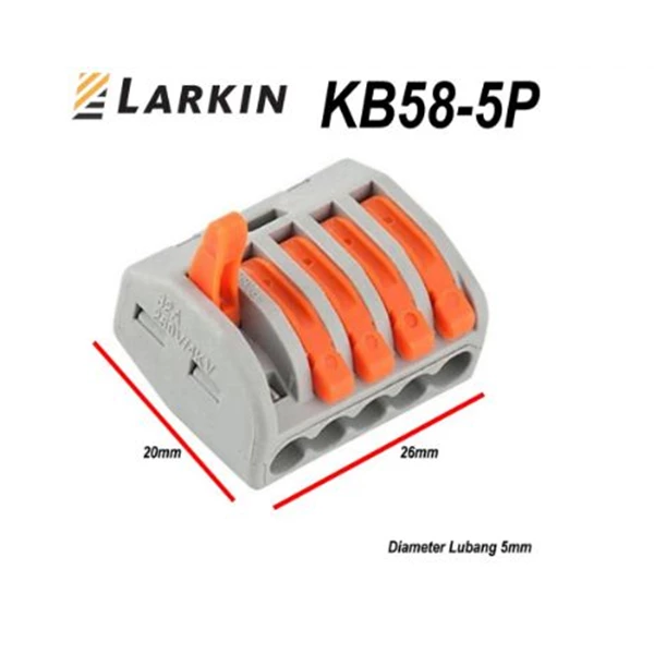LARKIN Wire Connector LKB58-5P Penyambung Kabel