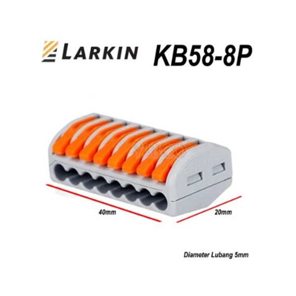 LARKIN Wire Connector LKB58-8P Penyambung Kabel