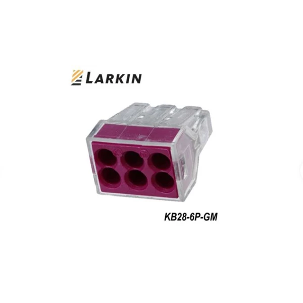 LARKIN Push Wire Connector LKB28-6P Plug Terminal