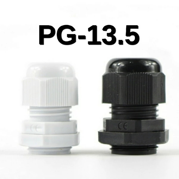 LARKIN Cable Glands PG13.5 Black White 13.5mm