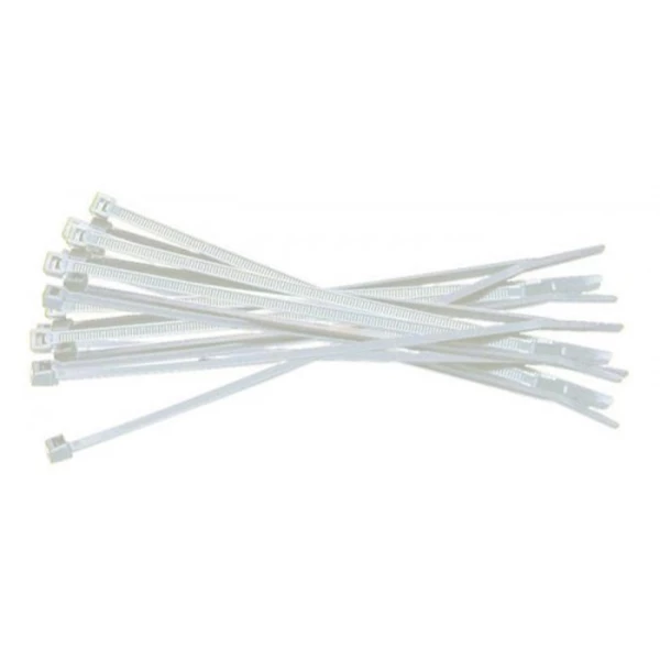 Larkin Kable Tie Nylon 4.4x200 White Pengikat Kabel Cable Tie