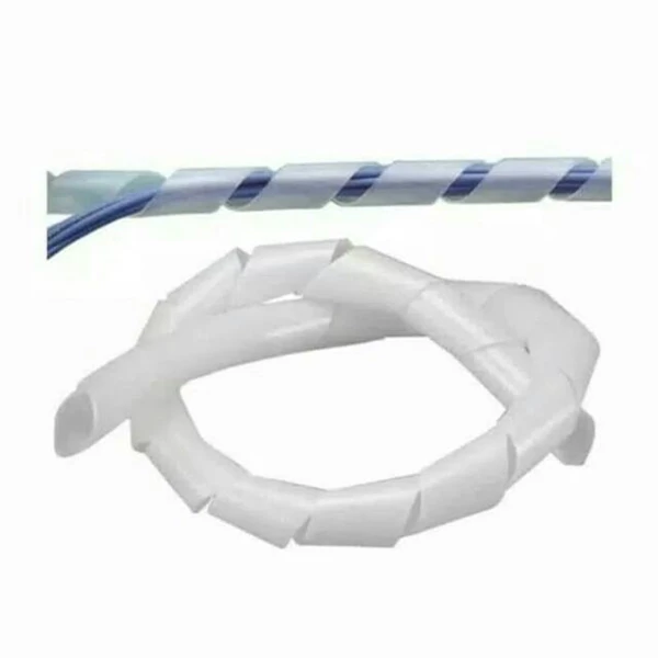 Larkin Kabel Pelindung Type HD-15 White 15mm Spiral Wrapping Bands