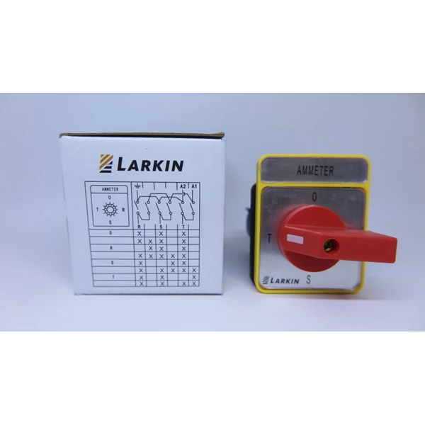 Larkin LW-4A Cam Switch Selector Rotary Ammeter Ampere Meter COS