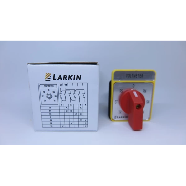 Larkin LW-7V Cam Switch Selector Rotary Voltmeter Volt Meter COS