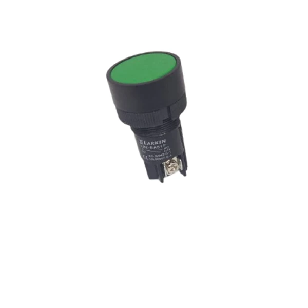Larkin LB2-EA31P Push Button Plastic Head Circular Green 1NO